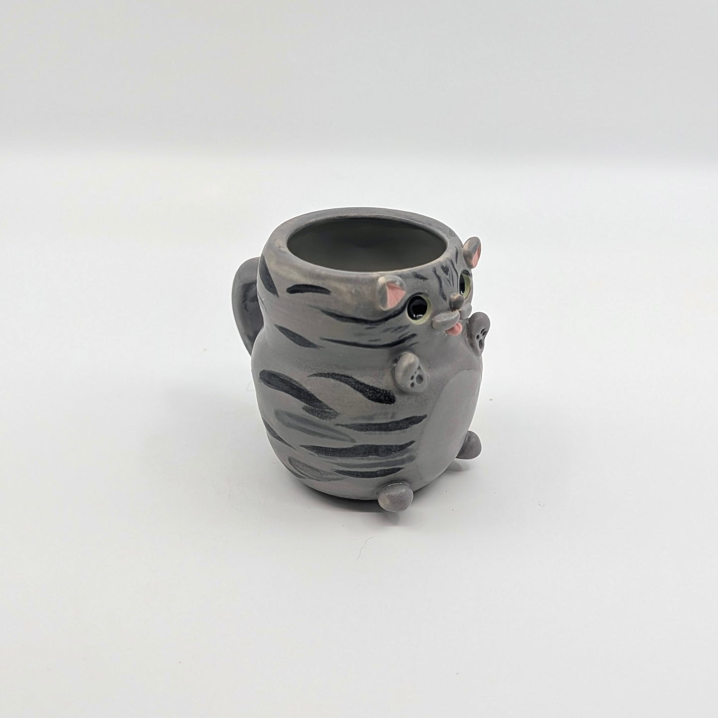 Espresso Mug - Grey Cat