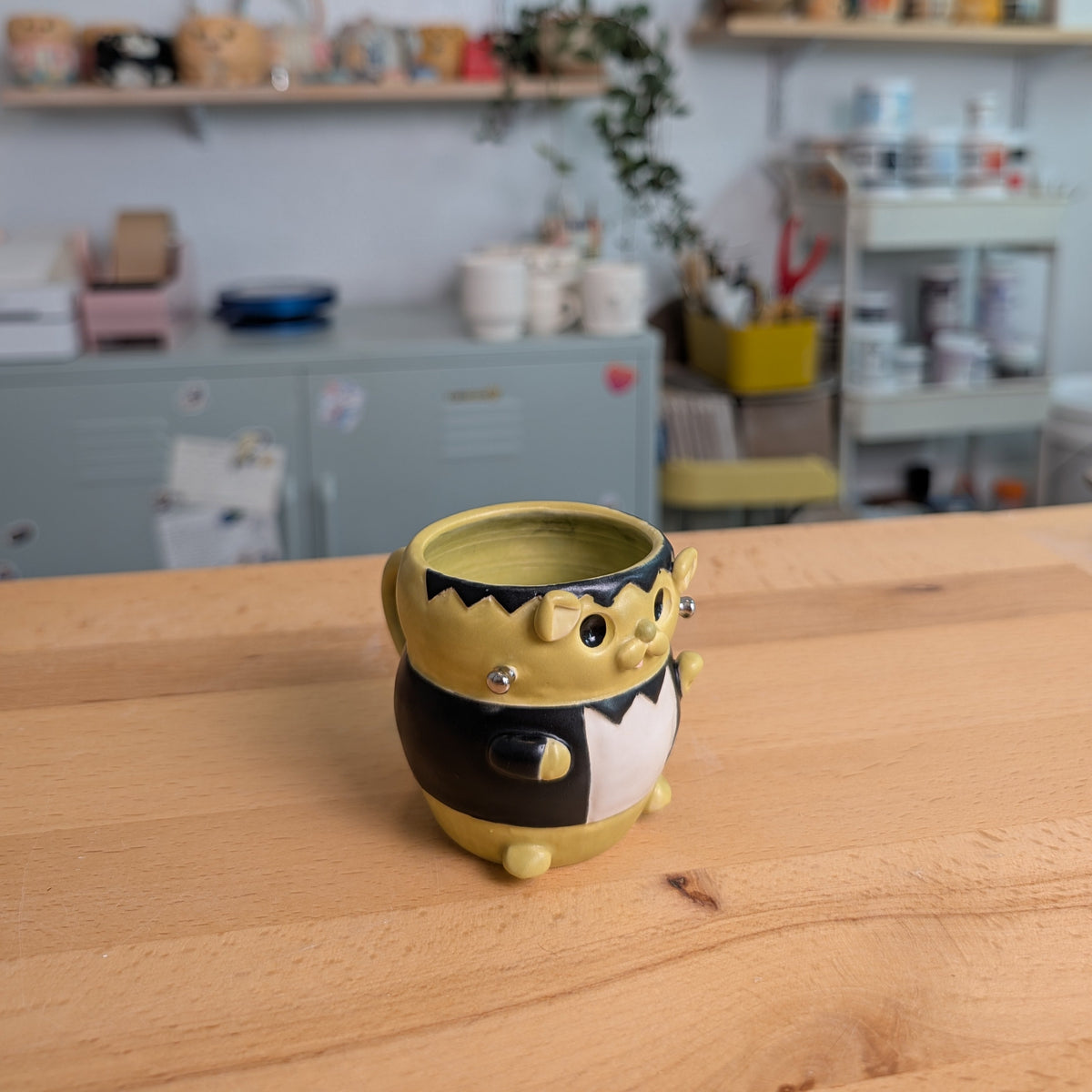 Frankencat Espresso Mug