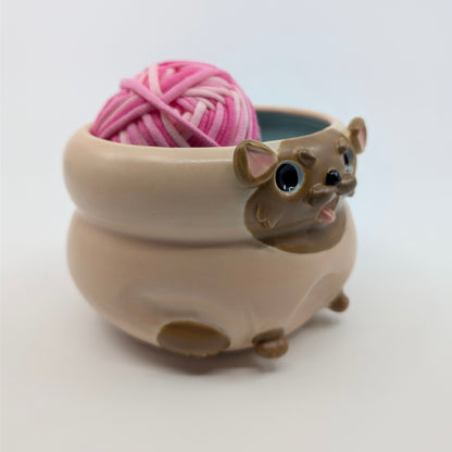 Blaaaagh! Cat Yarn Bowl (Siamese)