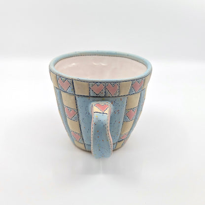 Quilted Mug- Orange Cat