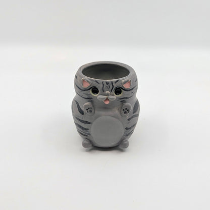 Espresso Mug - Grey Cat