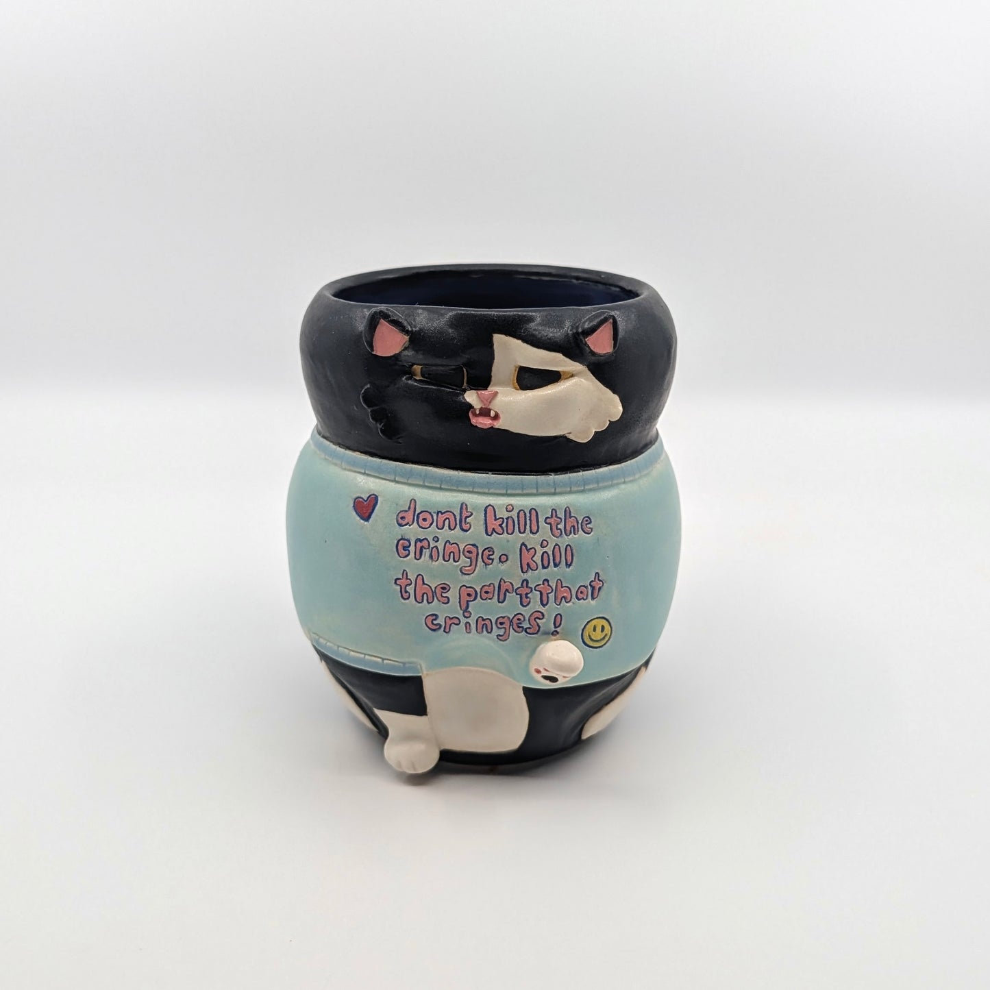 B&W Cat Mug