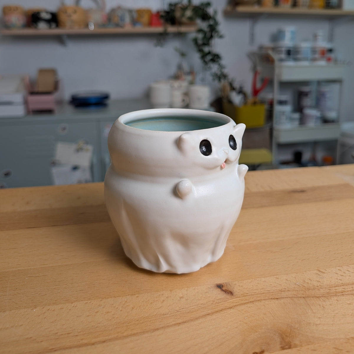 Ghost Cat Mug
