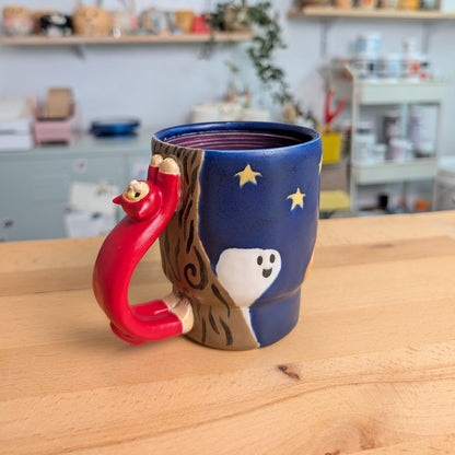 Spooky Stretchy Cat Mug