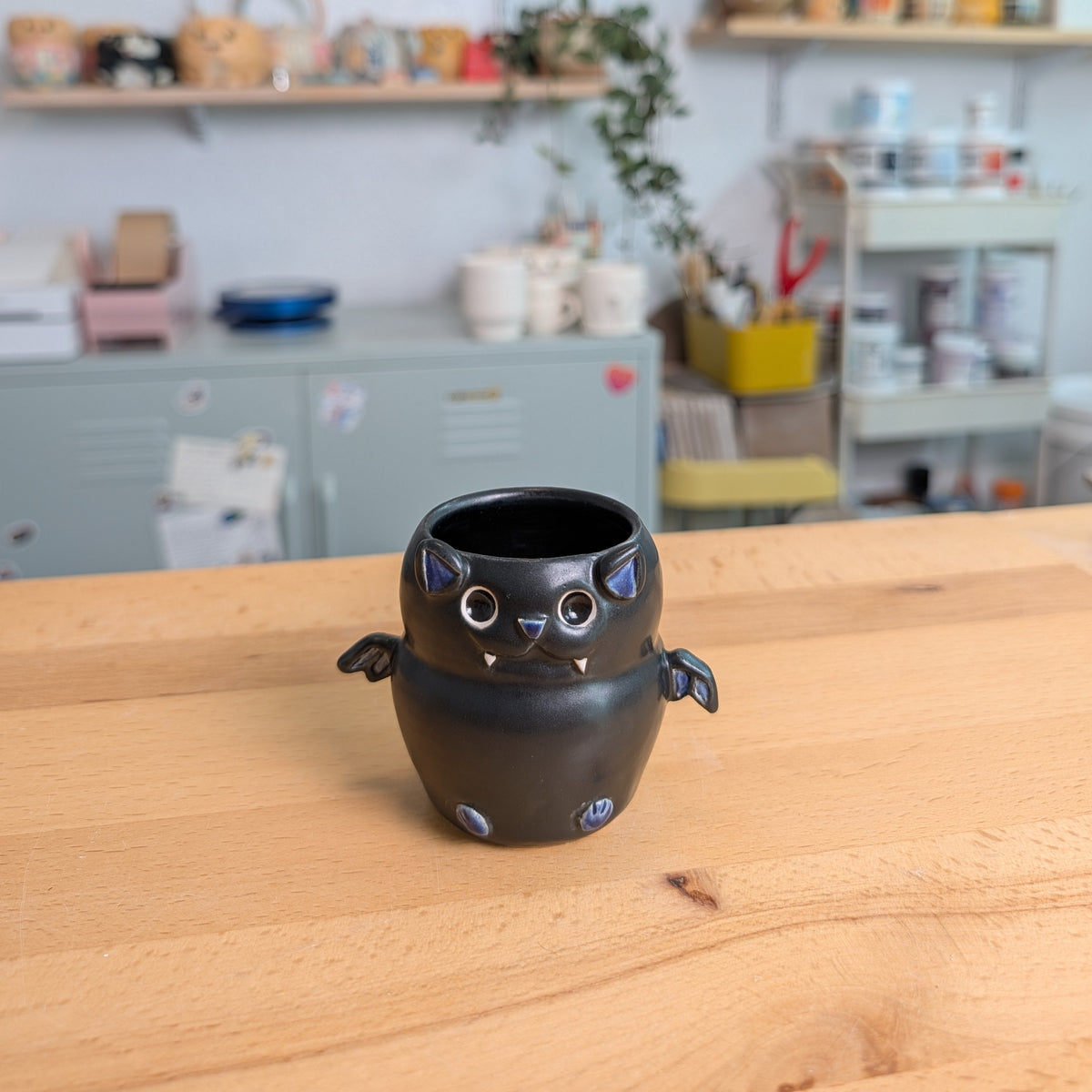 Bat Cat Espresso Cup